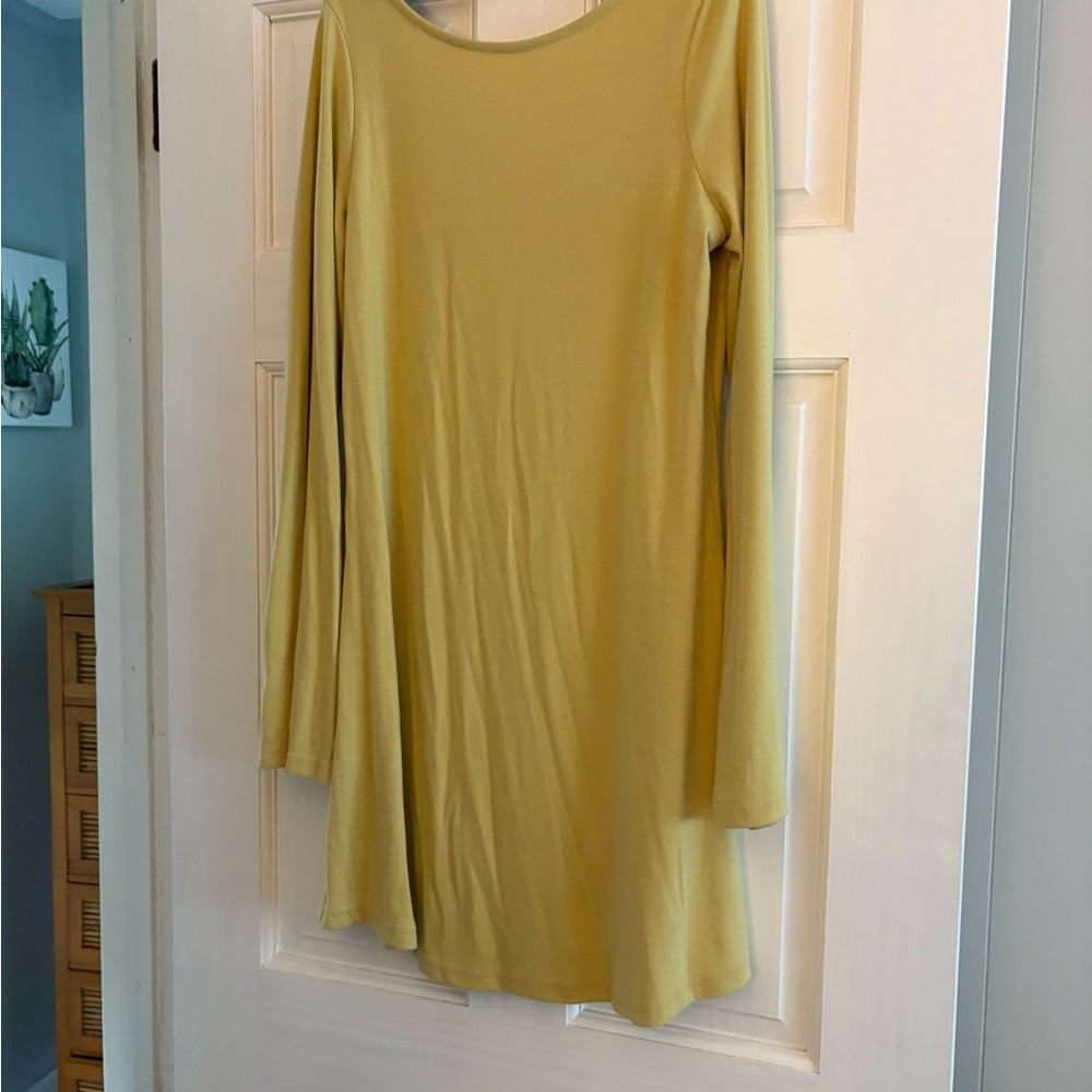 FREE PEOPLE beach yellow dress